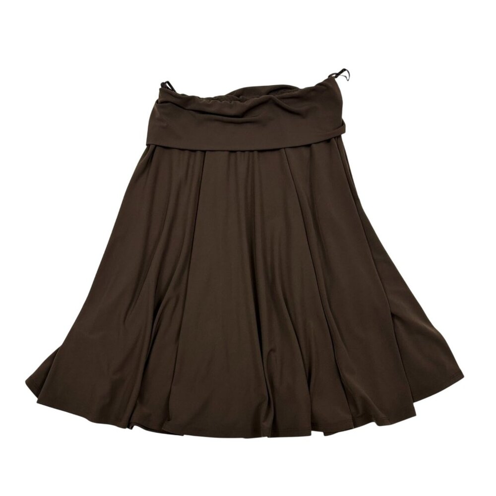 Tommy Bahama Women's  Brown Strapless A-Line Skirt Small
